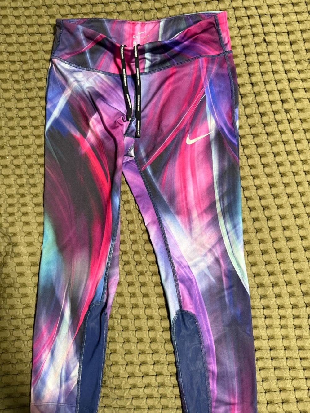 Nike Purple/Pink Multi-Print Athletic Leggings